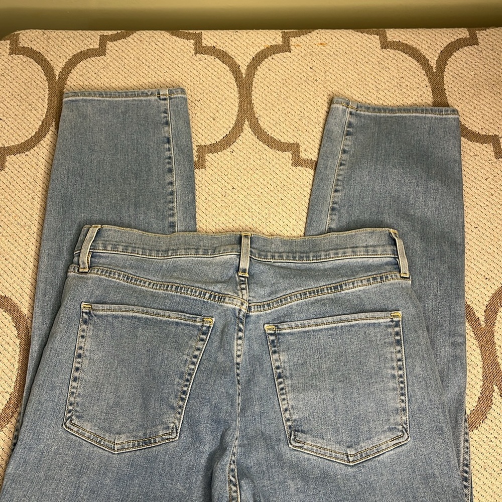 3x1 Claudia Mid-Rise Stretch Slim Cropped Jeans blue jeans - Picture 4 of 14